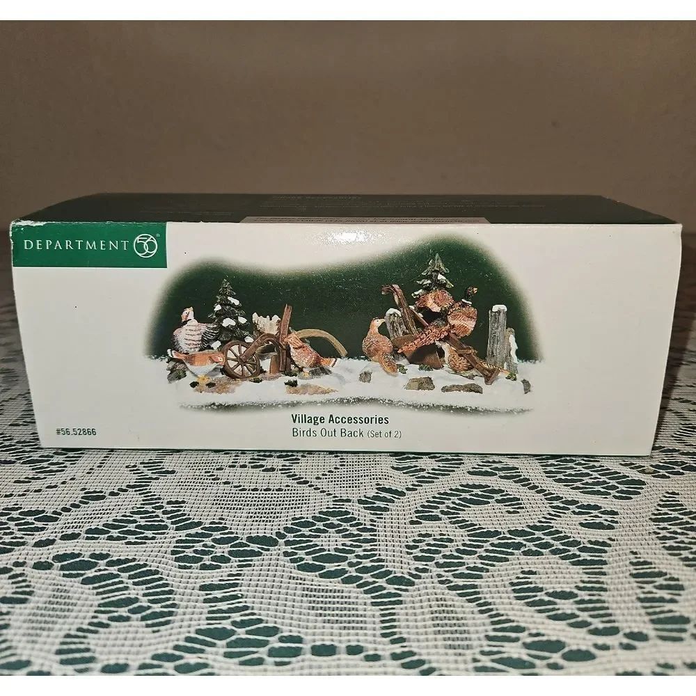 Department 56 "Birds OutāBack" Village Accessory Set - Picture 1 of 7